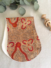 Load image into Gallery viewer, Warlu Dreaming- Burp cloth