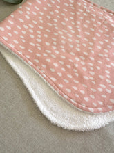 Load image into Gallery viewer, Pink Drops - Burp cloth