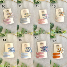Load image into Gallery viewer, Fabric Hair Clips