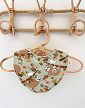 Load image into Gallery viewer, Sleepy Sloths - Handmade Bib