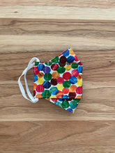 Load image into Gallery viewer, Rainbow Dots - Adjustable Face Mask