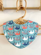 Load image into Gallery viewer, Sloths - Handmade Bib
