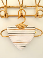 Load image into Gallery viewer, Autumn stripe - Handmade Bib
