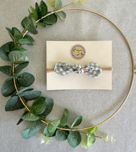 Load image into Gallery viewer, Floral Gingham - Headband
