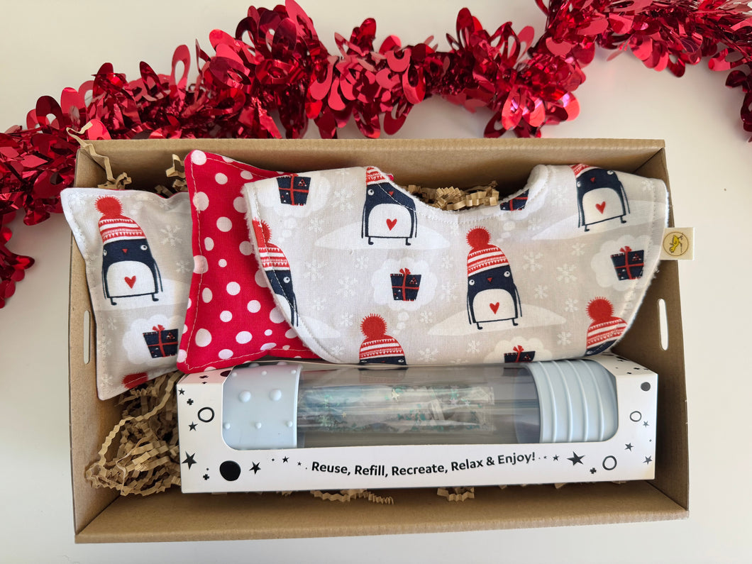 Chilly Penguin Christmas Gift Box