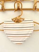 Load image into Gallery viewer, Autumn stripe - Handmade Bib
