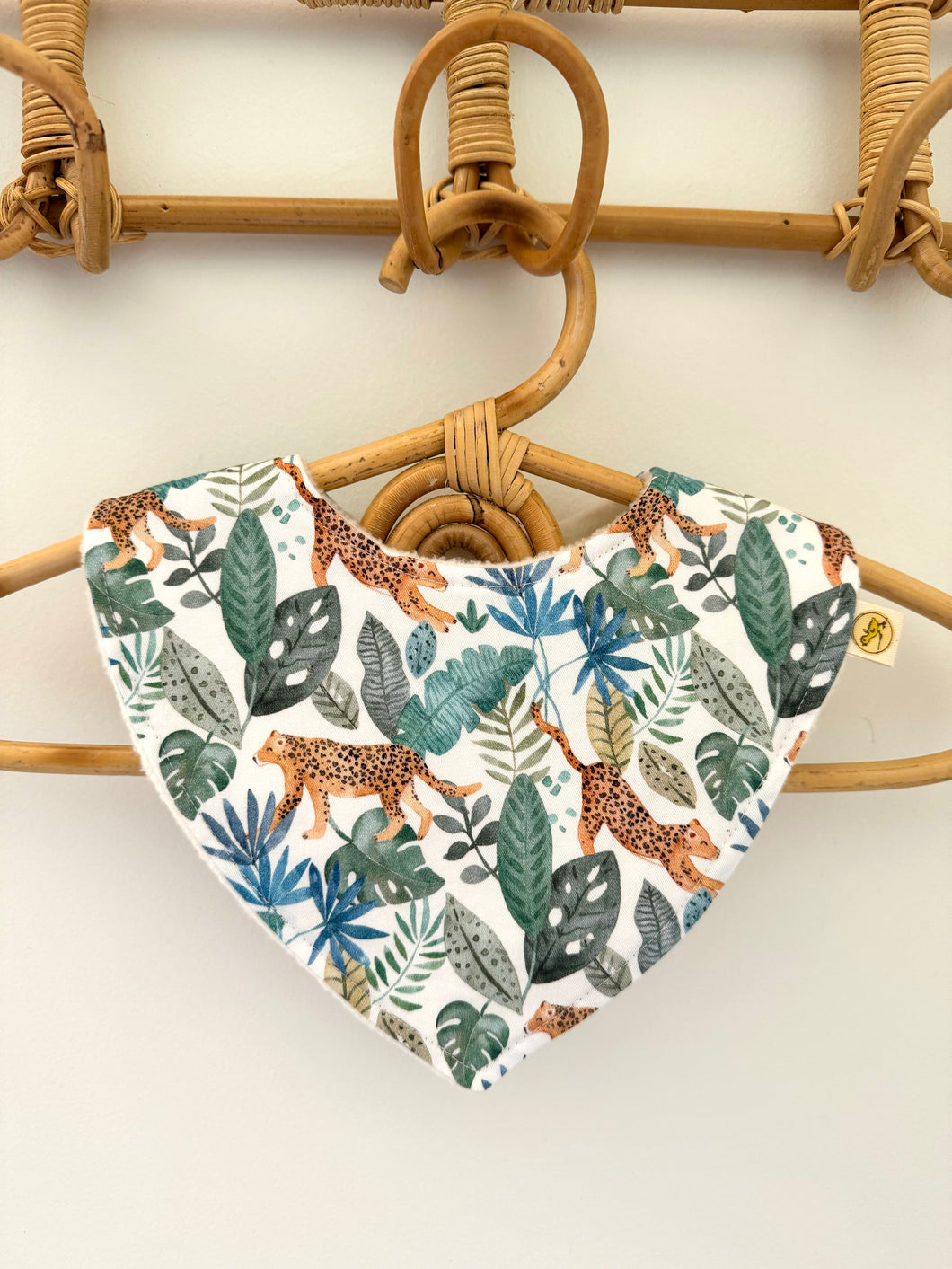 Jungle Leopard - Handmade Bib