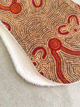 Load image into Gallery viewer, Warlu Dreaming- Burp cloth
