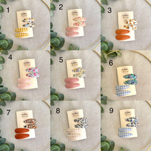 Load image into Gallery viewer, Fabric Hair Clips
