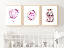 Load image into Gallery viewer, Pink Bunny - Nursey Prints
