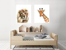 Load image into Gallery viewer, Safari Animals - Nursey Prints
