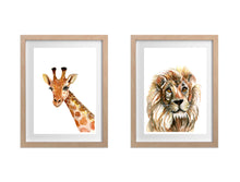 Load image into Gallery viewer, Safari Animals - Nursey Prints
