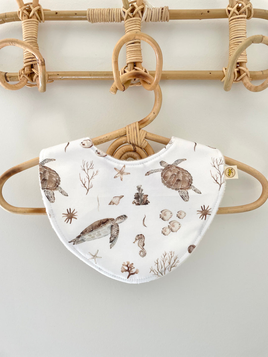 Turtles - Handmade Bib