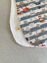 Load image into Gallery viewer, Nautical - Burp cloth
