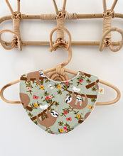 Load image into Gallery viewer, Sleepy Sloths - Handmade Bib
