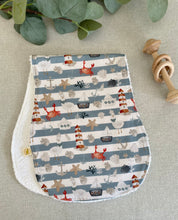 Load image into Gallery viewer, Nautical - Burp cloth
