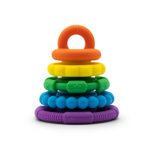 Load image into Gallery viewer, Rainbow Stacker Teether Toy
