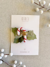 Load image into Gallery viewer, Red Candy Cane Hair Clip

