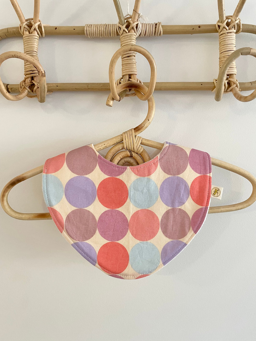 Polka Dot - Handmade Bib